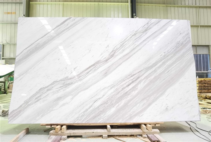 New Technique White Volakas Marble Texture
